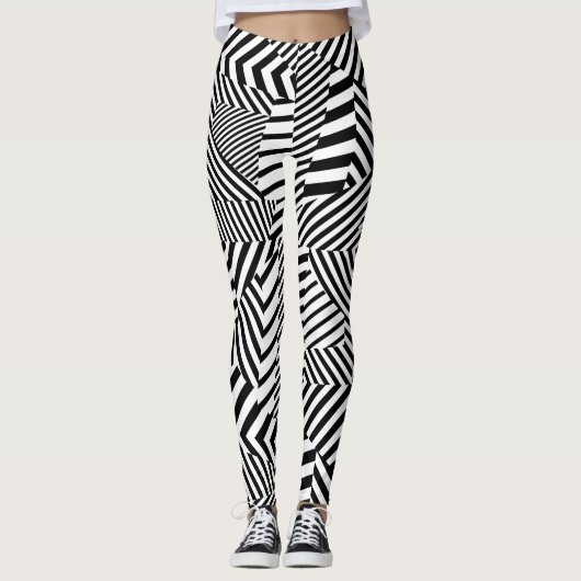 Dazzle Camouflage Leggings (Voorkant)