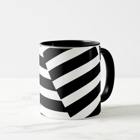 Dazzle Camouflage Mok (Voorkant rechts)