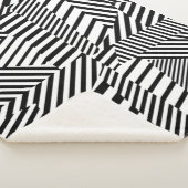 Dazzle Camouflage Sherpa Deken (3/4)