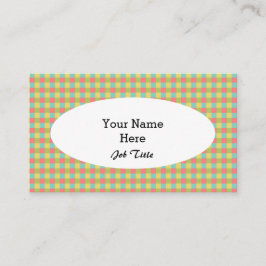 Dazzle Controleer visitekaartje ovaal wit