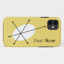 Dazzle Geel 'Jouw naam' iPhone hoesje