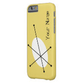 Dazzle Geel 'Jouw naam' iPhone hoesje (Achterkant Links)