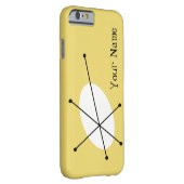 Dazzle Geel 'Jouw naam' iPhone hoesje (Achterkant/Rechts)