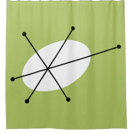 Dazzle Green douchergordijn Douchegordijn