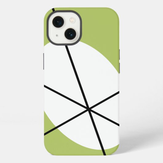 Dazzle Green iPad case iPhone Hoesje (Achterkant)