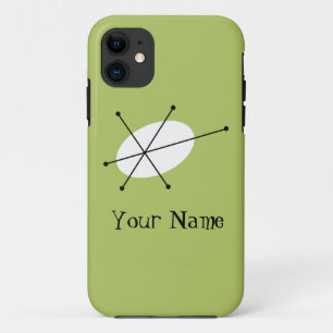 Dazzle Green 'Name' iPhone-hoesje verticaal Case-Mate iPhone Case