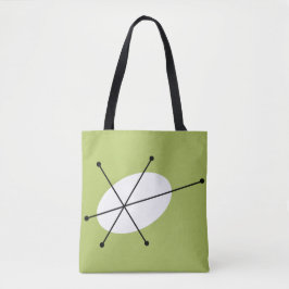 Dazzle Green over tas zwart terug