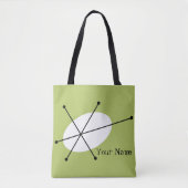 Dazzle Green-tekst over het hele tas (Voorkant)