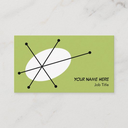 Dazzle Green visitekaartje (Voorkant)