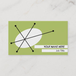 Dazzle Green visitekaartje white back