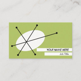 Dazzle Green visitekaartje white back