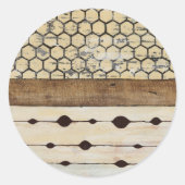 Dazzle II Ronde Sticker (Voorkant)