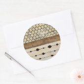 Dazzle II Ronde Sticker (Envelop)