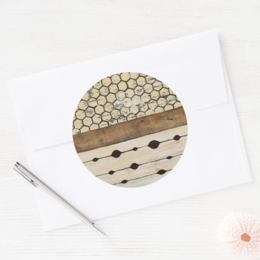 Dazzle II Ronde Sticker (Envelop)