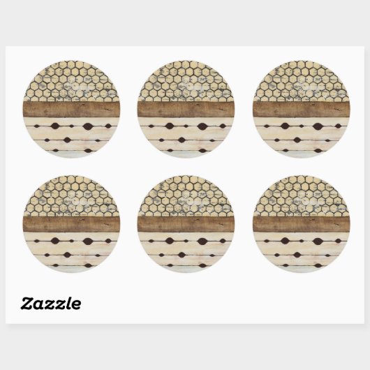 Dazzle II Ronde Sticker (Vel)