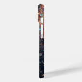 Dazzle in donkerblauw: de ultieme glitter Case-Mate iPhone case (Achterkant / Links)