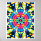 Dazzle Kinetic Collage Kaleidoscope Poster (Voorkant)