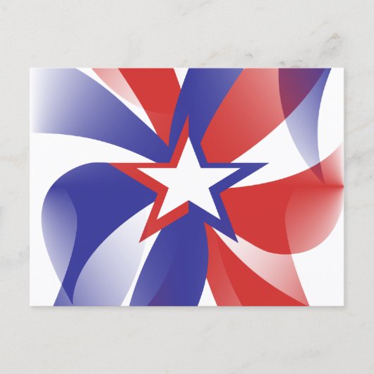 Dazzle Me Patriotic Briefkaart (Voorkant)