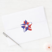 Dazzle Me Patriotic Red White en Blue Stickers (Envelop)