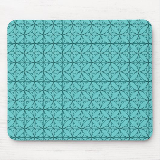  Dazzle Mousepad, Turquoise Muismat (Voorkant)