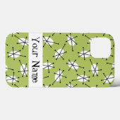 Dazzle Multi Green 'Name' iPad-draagtas Case-Mate iPhone Case (Achterkant (horizontaal))
