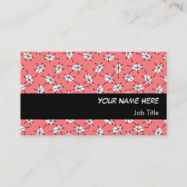 Dazzle Multi Roze visitekaartje zwarte streep