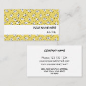 Dazzle Multigeel visitekaartje witte streep (Voorkant / Achterkant)