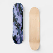 Dazzle Pattern Skateboard (Voorkant)