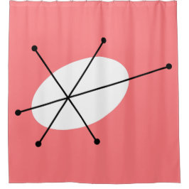 Dazzle Pink douchegordijn