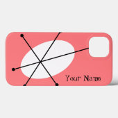 Dazzle Pink "Jouw naam" iPad-draagtas Case-Mate iPhone Case (Achterkant (horizontaal))