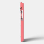 Dazzle Pink 'Jouw naam' iPad Mini hoesje (Achterkant / Links)