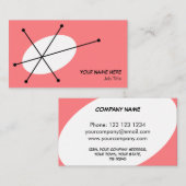 Dazzle Pink visitekaartje (Voorkant / Achterkant)