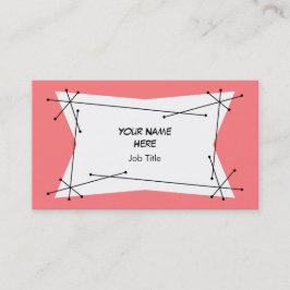 Dazzle Plaque Pink visitekaartje