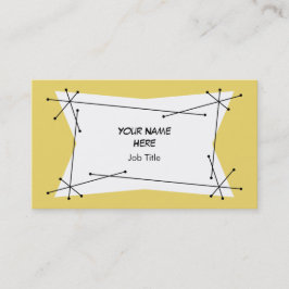 Dazzle Plaque Yellow visitekaartje