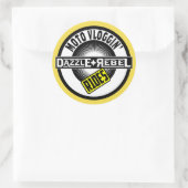 Dazzle Rebel Rides Sticker (Tas)