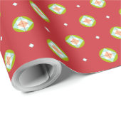 Dazzle Red Wrapping Paper Cadeaupapier (Rol Hoek)