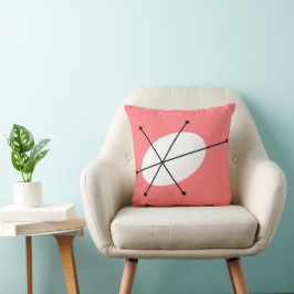 Dazzle Roze, enkel vierkant Kussen