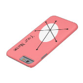 Dazzle Roze 'Jouw naam' iPhone hoesje (Bodem)