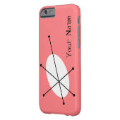 Dazzle Roze 'Jouw naam' iPhone hoesje (Achterkant Links)
