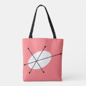 Dazzle Roze over het hele tas (Achterkant)
