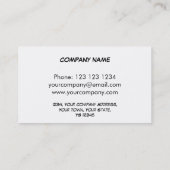 Dazzle Roze visitekaartje terug (Achterkant)