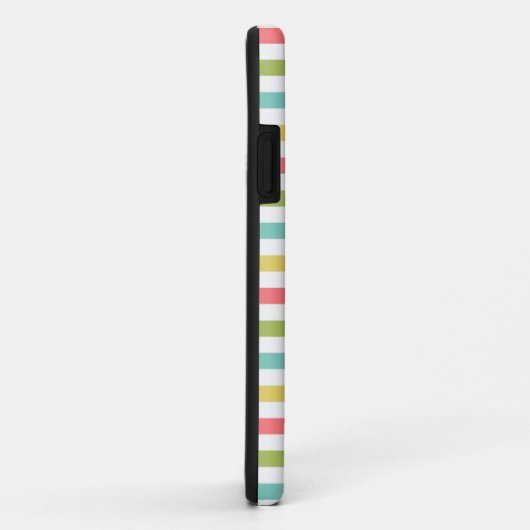 Dazzle Stripe Classic 'Monogram' iPhone case (Achterkant/rechts)