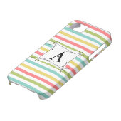 Dazzle Stripe Classic 'Monogram' iPhone case (Onderkant)