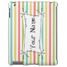Dazzle Stripe Classic Naam iPad horizontaal
