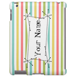 Dazzle Stripe Classic Name iPad horizontaal Case-Mate iPhone Case