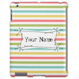 Dazzle Stripe Classic Name iPad verticaal iPhone 13 Hoesje