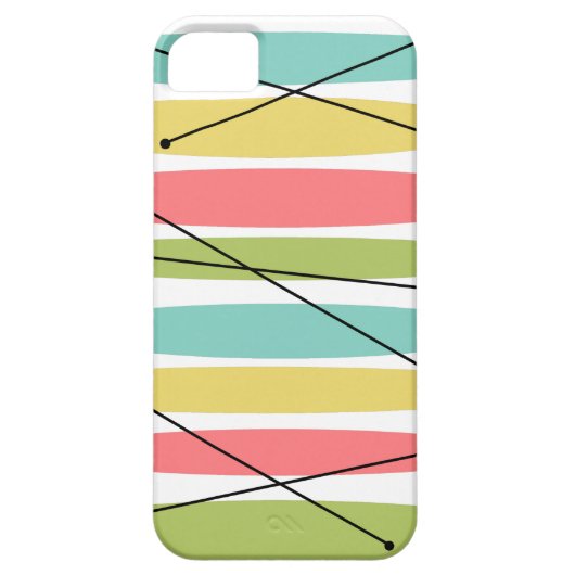 Dazzle Stripe iPhone hoesje (Achterkant)