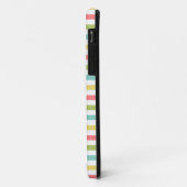Dazzle Stripe Naam Klassieke iPhone hoesje vertica (Achterkant/links)