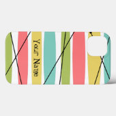 Dazzle Stripe 'Name' iPad Mini hoesje (Achterkant (horizontaal))