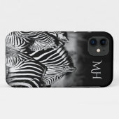 Dazzle van Zebra Monogram Case-Mate iPhone Case (Achterkant (horizontaal))